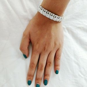 Silver Stretch Bracelet